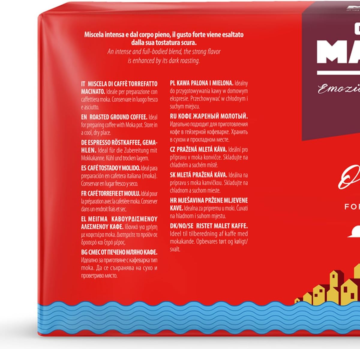 Caffè Mauro miscela Original - Caffè macinato per Moka - Intensità 10/10-4 confezioni da 250g - Immagine 3