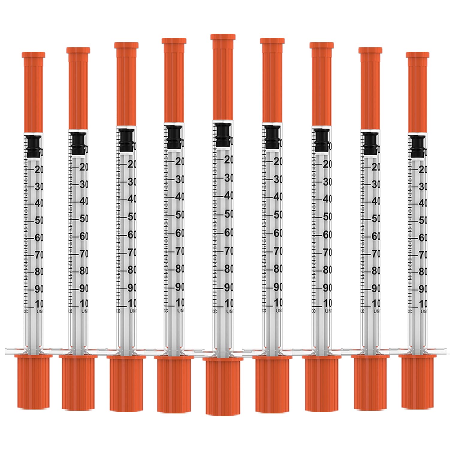 U-100 Disposable Syringes with Needle,1ml/cc,30G 5/16" (8mm), Individually Wrapped – 100 Pack| Lab Supplies — Amazon image 10