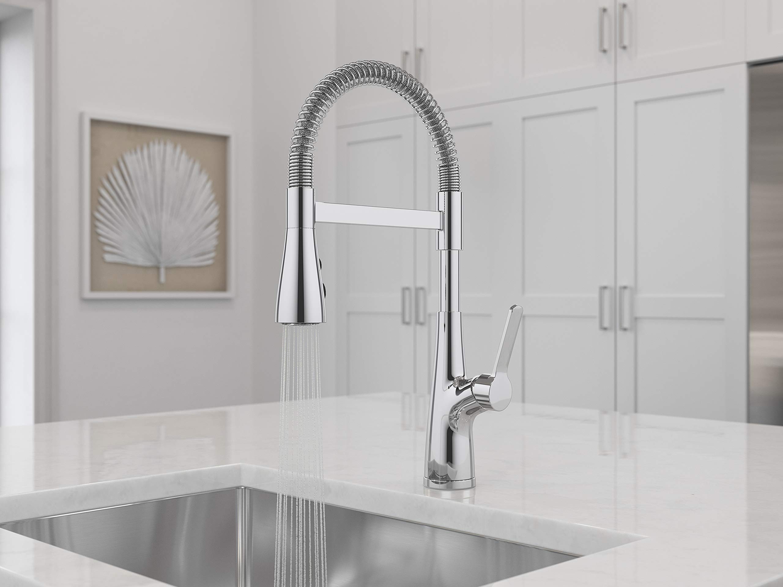 Pfister LG529-NECB Neera - Grifo de cocina con boquilla de resorte