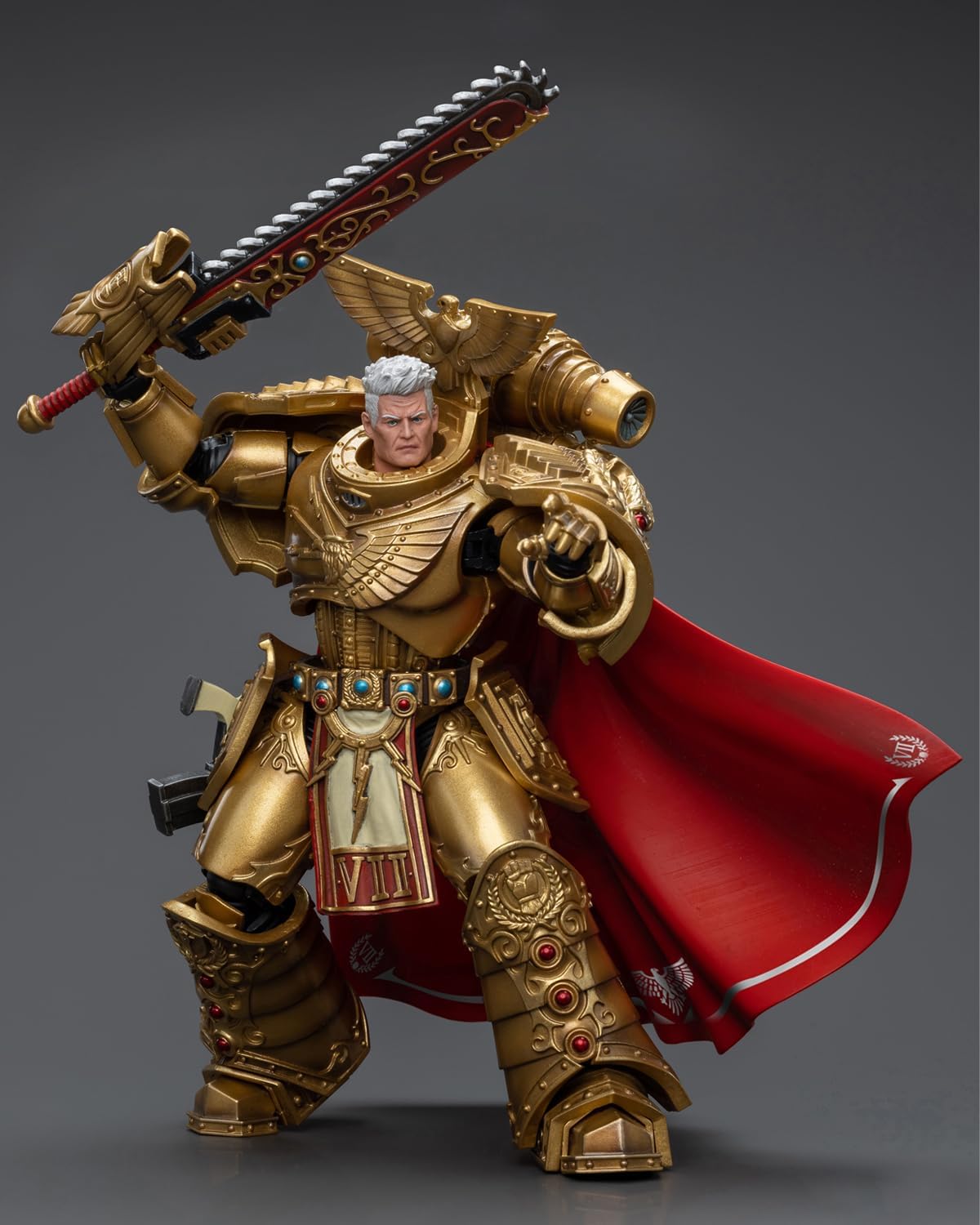 Pipigirl JoyToy 40K Genuine License 1:18 Action Figure, Imperial Fists Rogal Dorn, Primarch of The Vllth Legion, 7.08 inch Collectible Action Figures Kits (Rogal Dorn) - Image 4