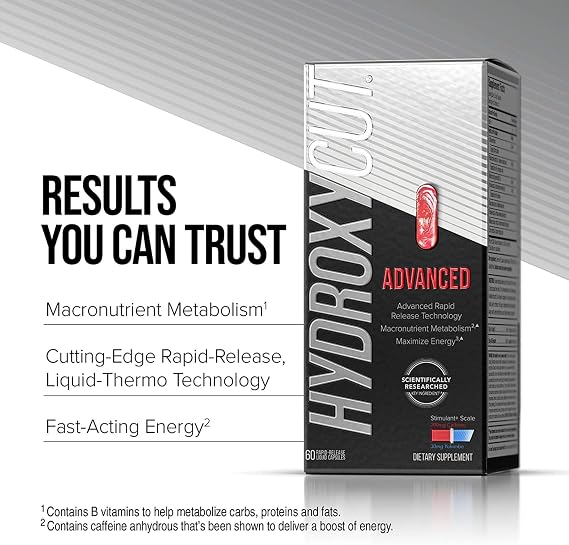 Hydroxycut Advanced, Thermogenic Supplement, 60 Capsules
