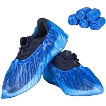 Disposable Shoe Covers, 50 PCS 25 Pairs Green Convenience Boot Cover, Waterproof, Non slip, Dust proof, Protect Your Shoes, Floor, Carpet, One Size Fit Most