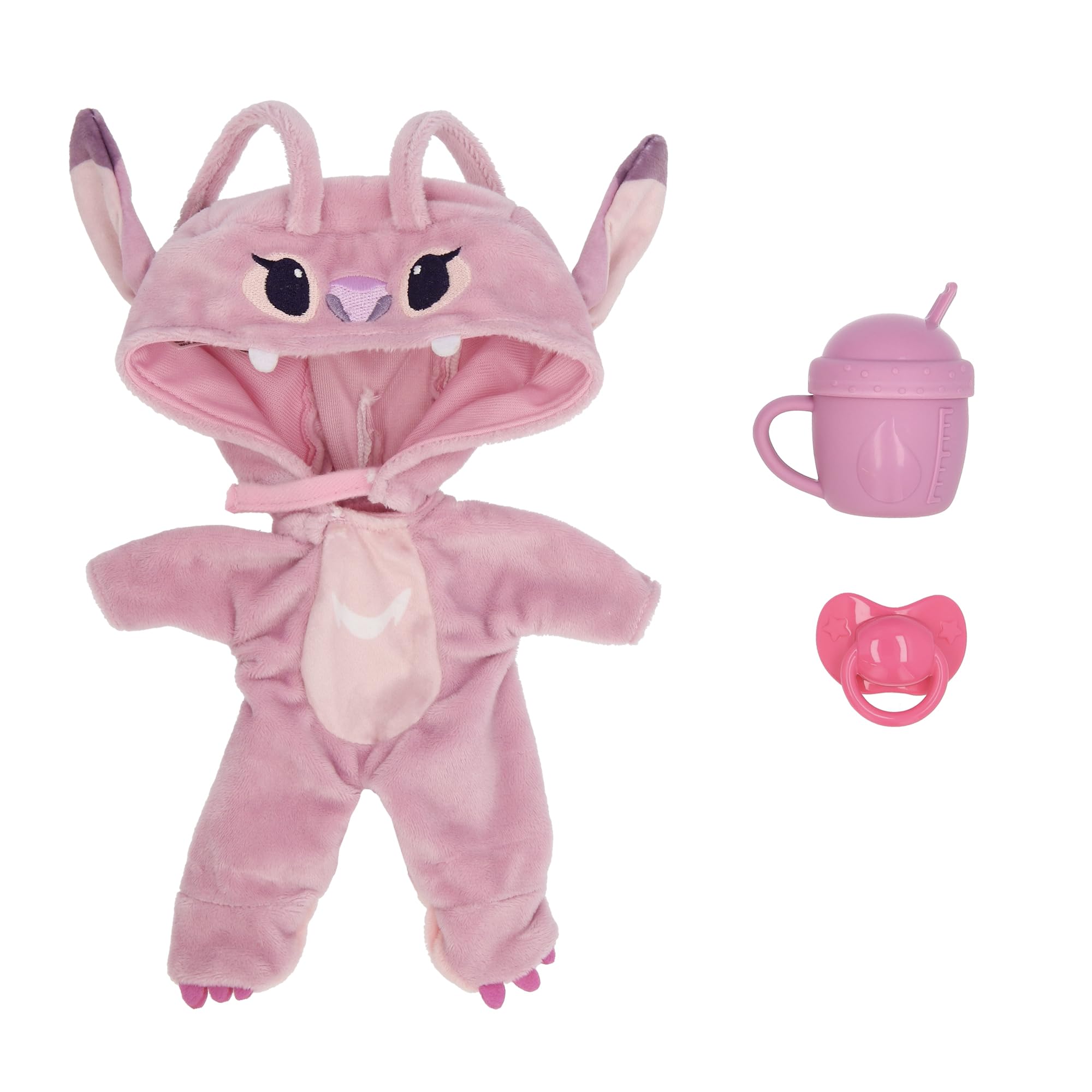 Cry Babies Loving Care Disney Angel, Poupée Pleureur Inspirée par Angel, Comprend 3 Accessoires et pleure de Vraies Larmes, Filles-garçons à partir de 3 Ans, Rose