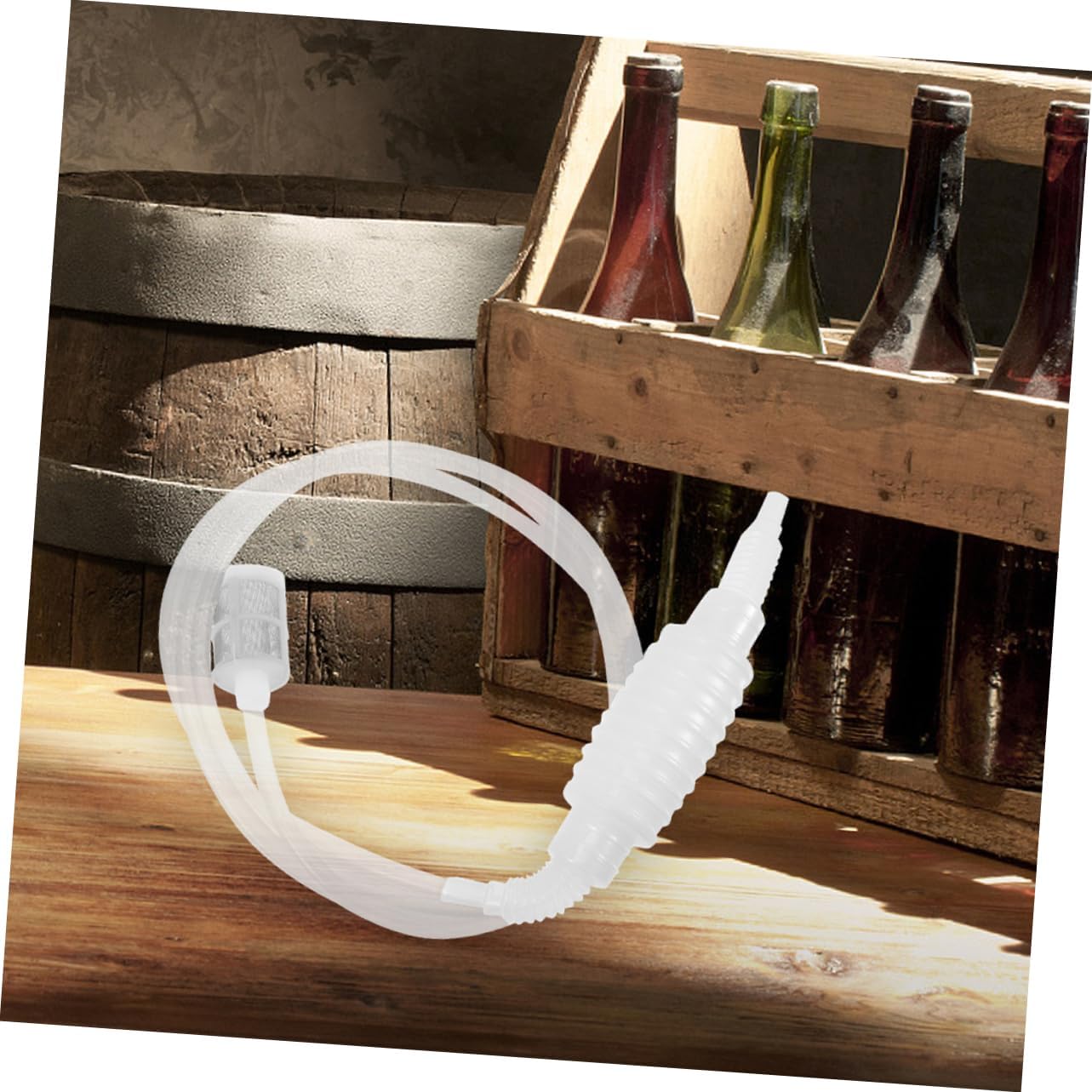 Wine Siphon Tube Plastic Flexible Hose for Brewing Oktoberfest Party