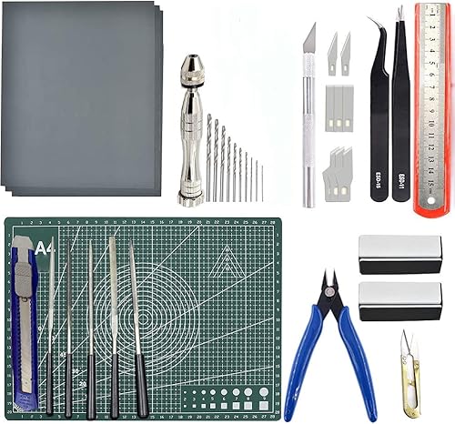 37 piezas de herramientas modelo para Gundam kit de herramientas de modelo profesional para Gundam Hobby Herramientas de construcción modelador