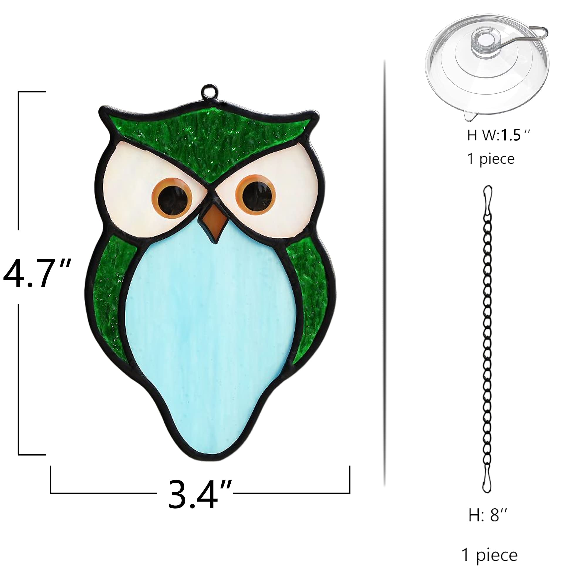 Amazon.co.jp: BOXCASA フクロウ 鳥 サンキャッチャー 窓用 フクロウ