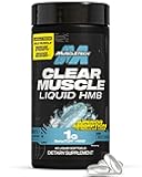 HMB Supplements 1000mg, Clear Muscle (42 Liquid Softgels) - Highest Grade HMB for Lean Muscle & Recovery-HMB Free Acid Muscle Supplement-Help Decrease Muscle Breakdown - Packaging May Vary