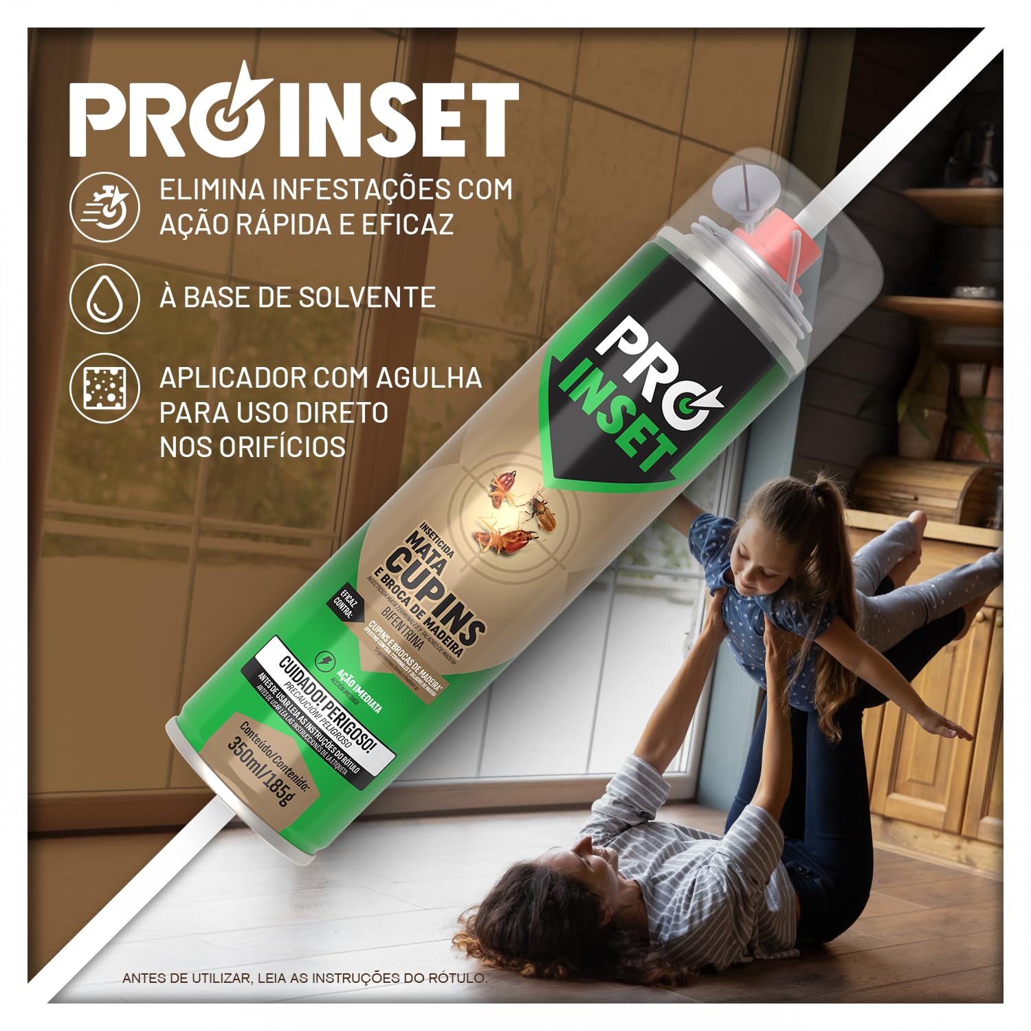 Pro Inset Mata Cupins E Broca De Madeira 350 Ml/185 G : Amazon.com