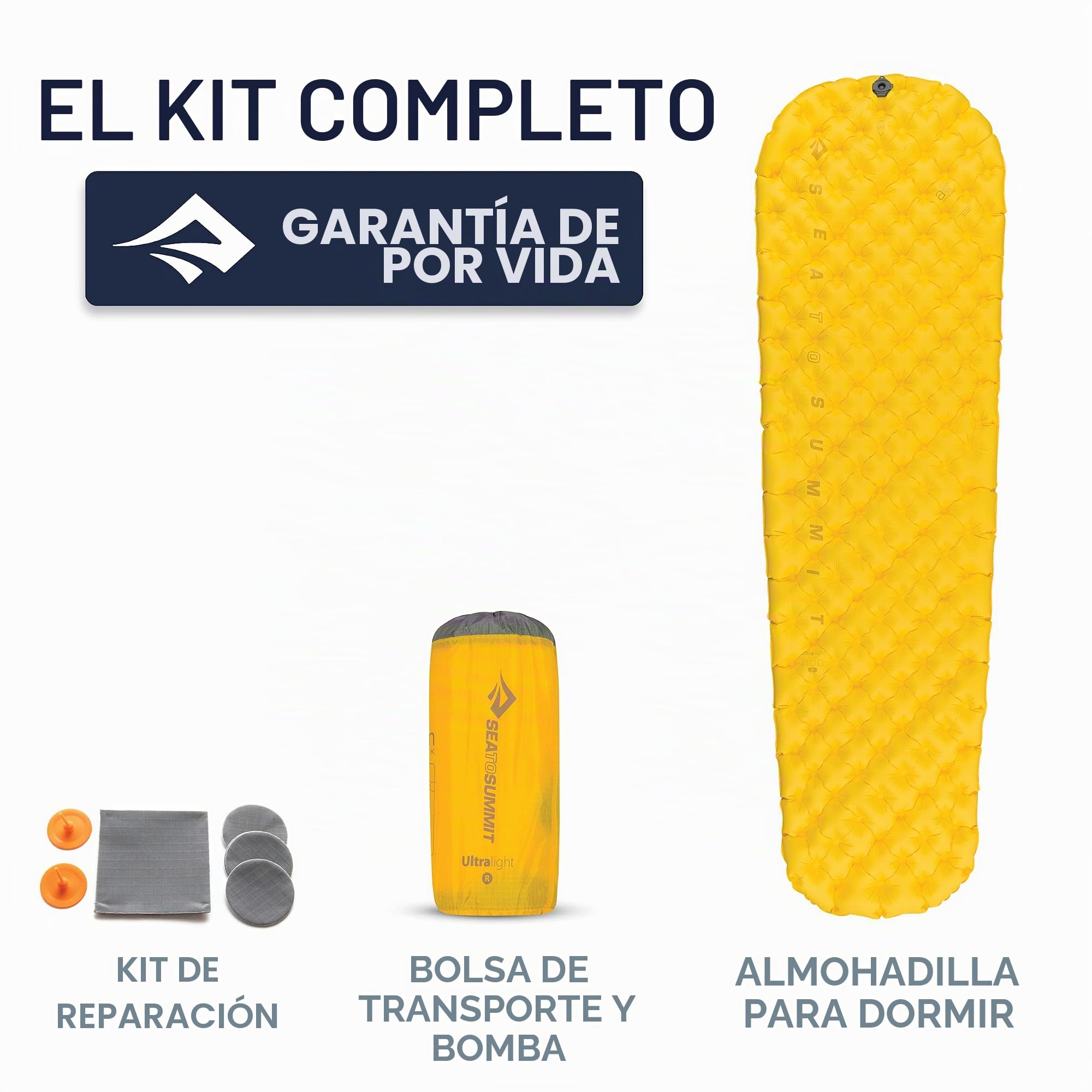 SEA TO SUMMIT Colchoneta Hinchable - ASC - Ultralight Mat R Color: Amarillo