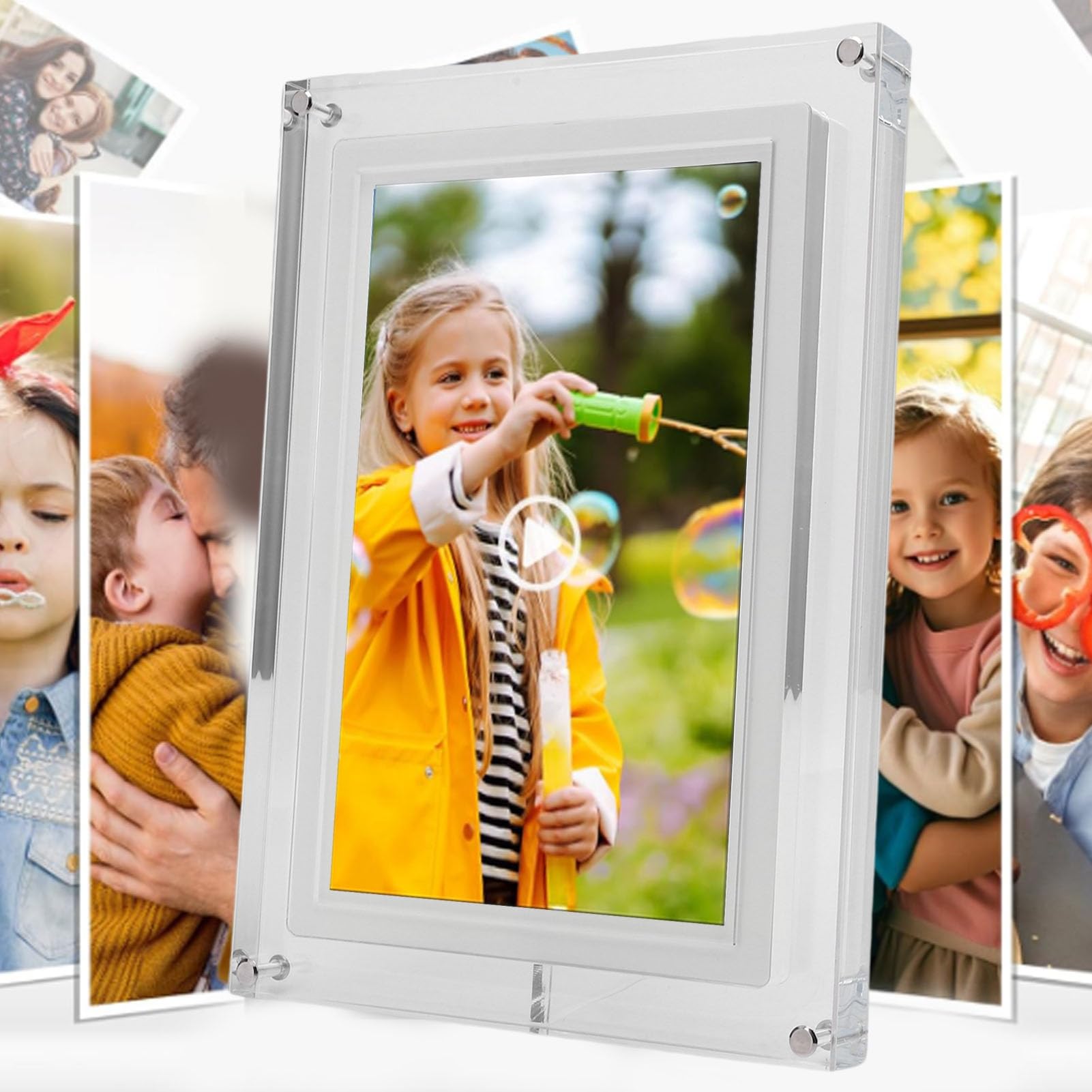 Focket Cyfrowa Ramka na Zdjęcia 10,1 Cala, 32GB Smart Frame z Ekranem