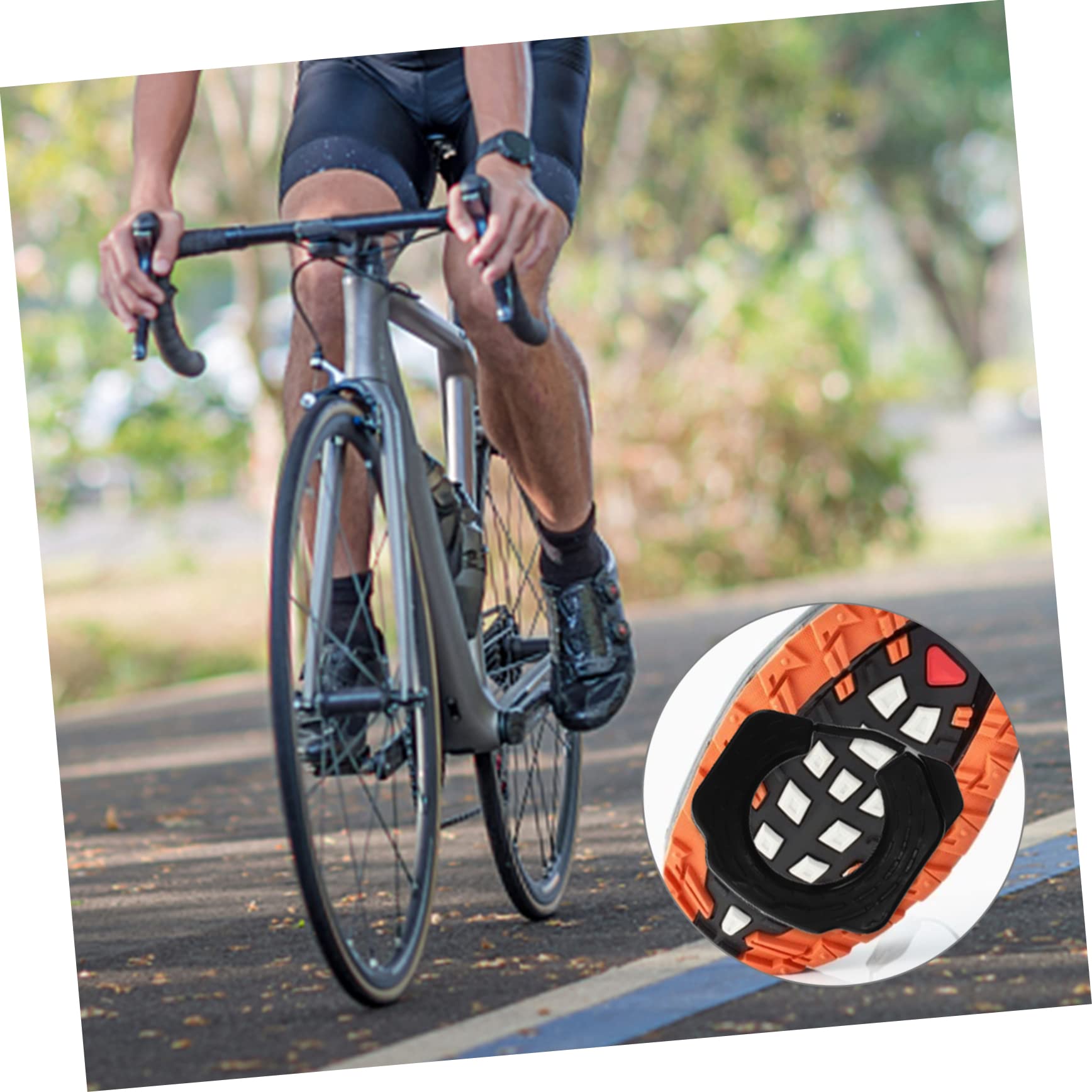 BESPORTBLE 3paia Copertura Per Tacchetti Da Bici Strada Protezione Antiscivolo Per Tacchetti Camminabili Facile Installazione e Rimozione Per Ciclisti e Amanti Delle Due Ruote