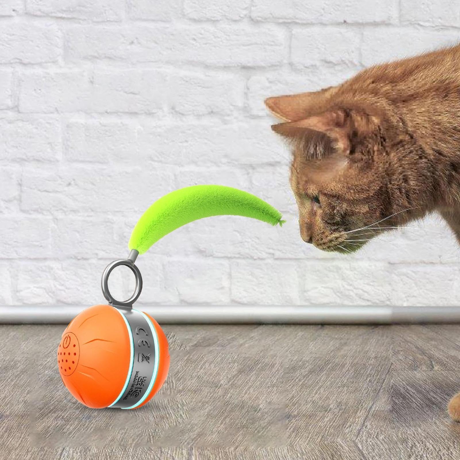 Juguetes para Gatos， Juguete Inteligente for Gatos con Bolas for Perros, Juegos automáticos de Interior Luces for Mascotas pequeñas, Medianas y Grandes