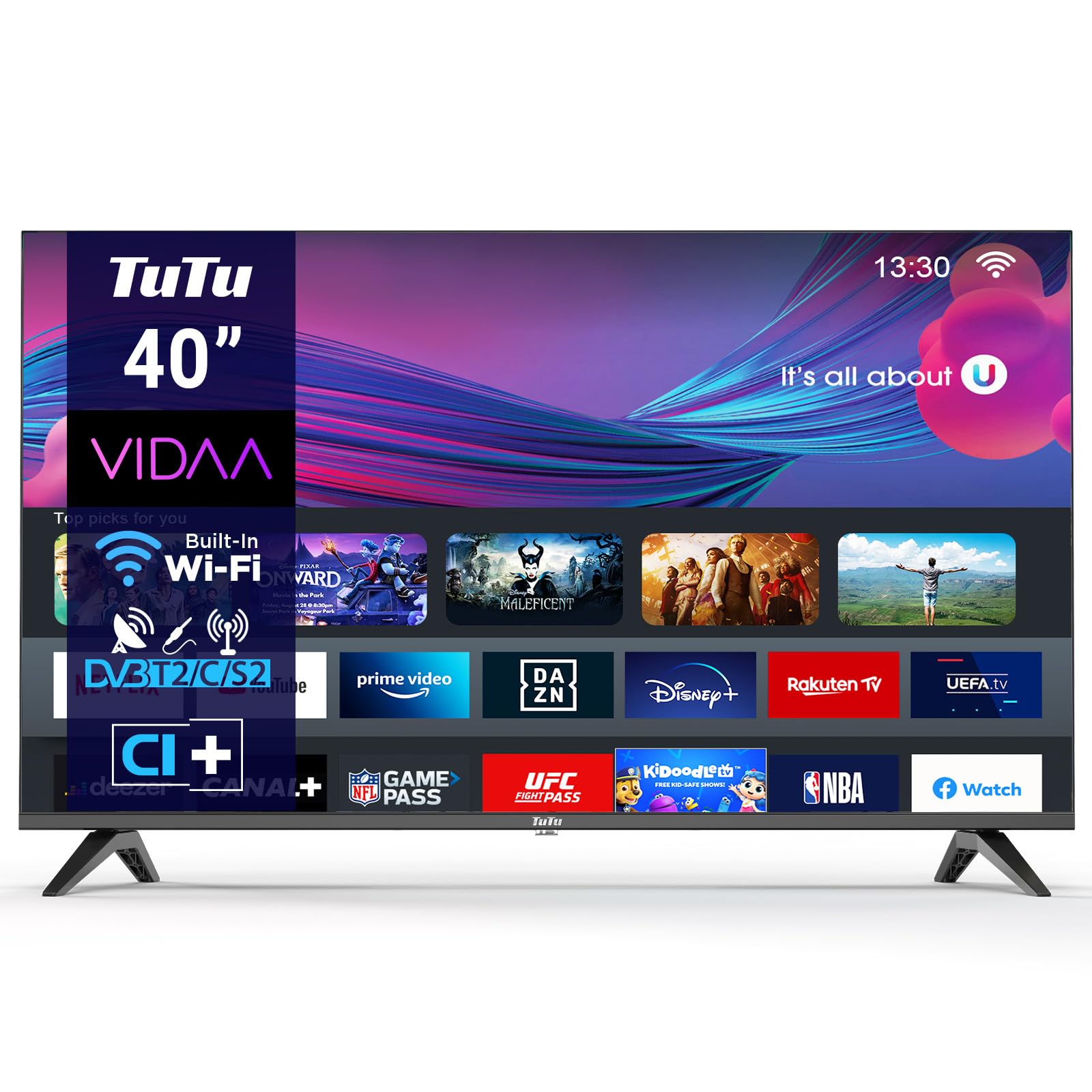 tv 40 pollici full hd smart compatibile wi fi