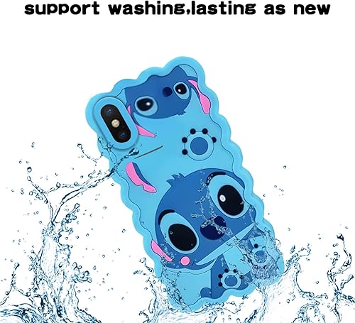 Miniatura 4 de Fundas para iPhone Xs MAX, diseño de dibujos animados en 3D, diseño único de silicona suave de goma, a prueba de golpes, protector antigolpes, para