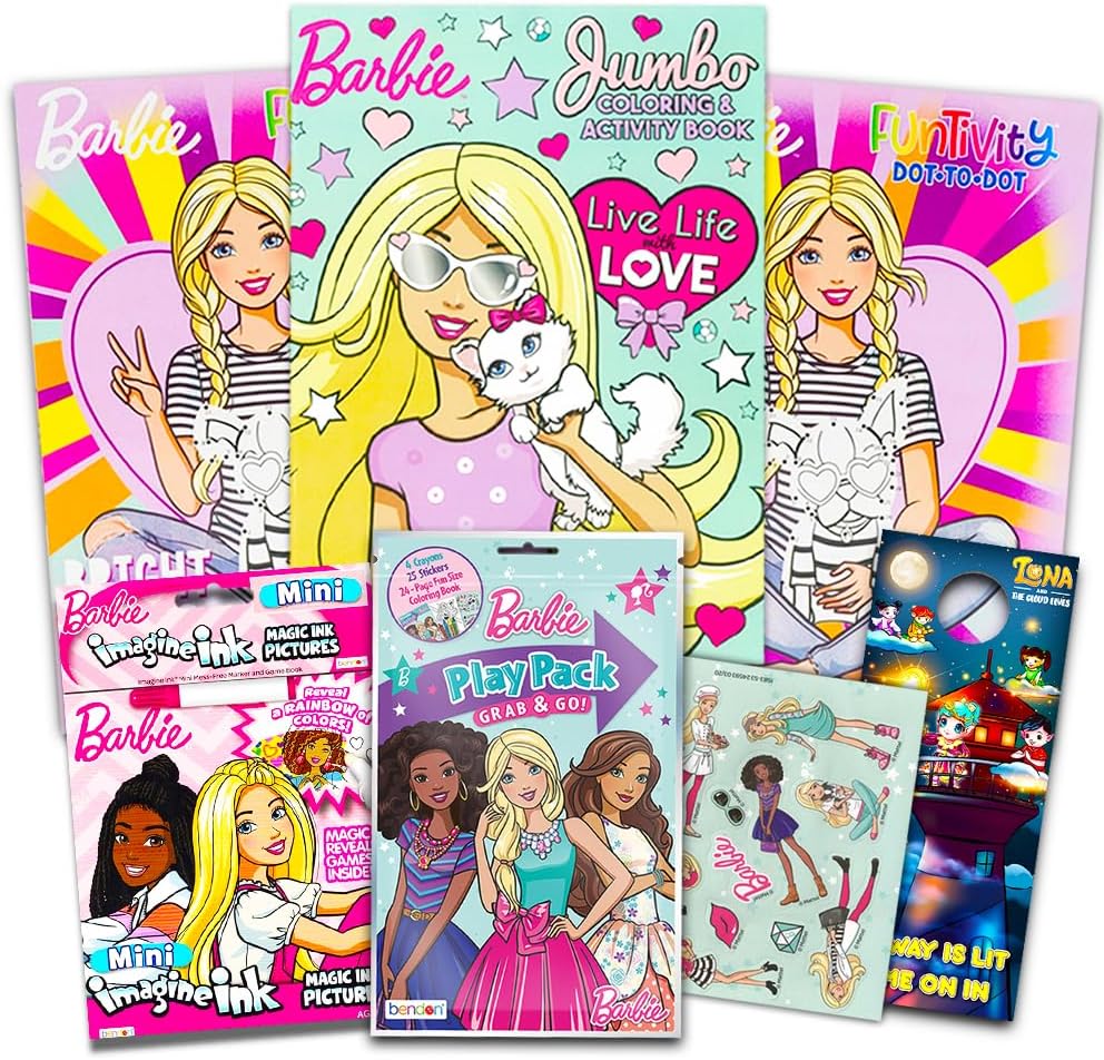 Barbie Coloring and Activity Book Super Set Egypt Ubuy