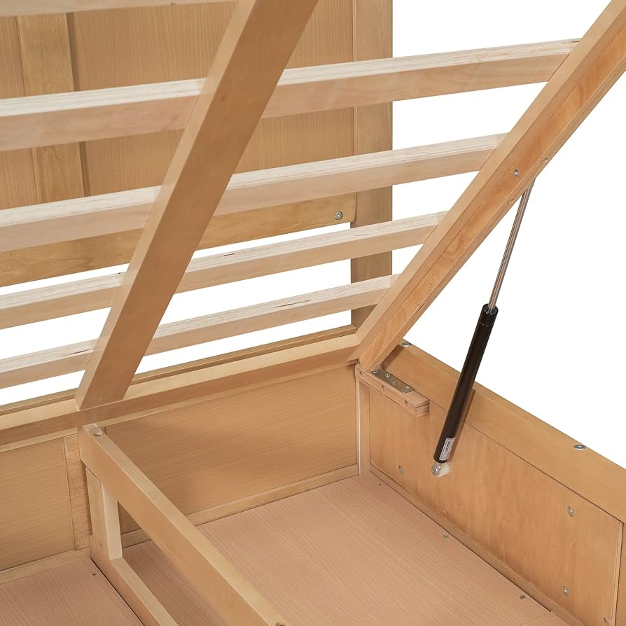 Amazon.com: LZ LEISURE ZONE Full Size Platform Bed, Wood