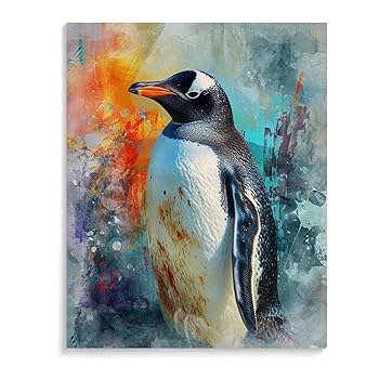 油絵　専用　ペンギンみたいな可愛すぎる鳥パフィン 油絵 専用 ペンギンみたいな可愛すぎる鳥パフィン 可愛すぎる