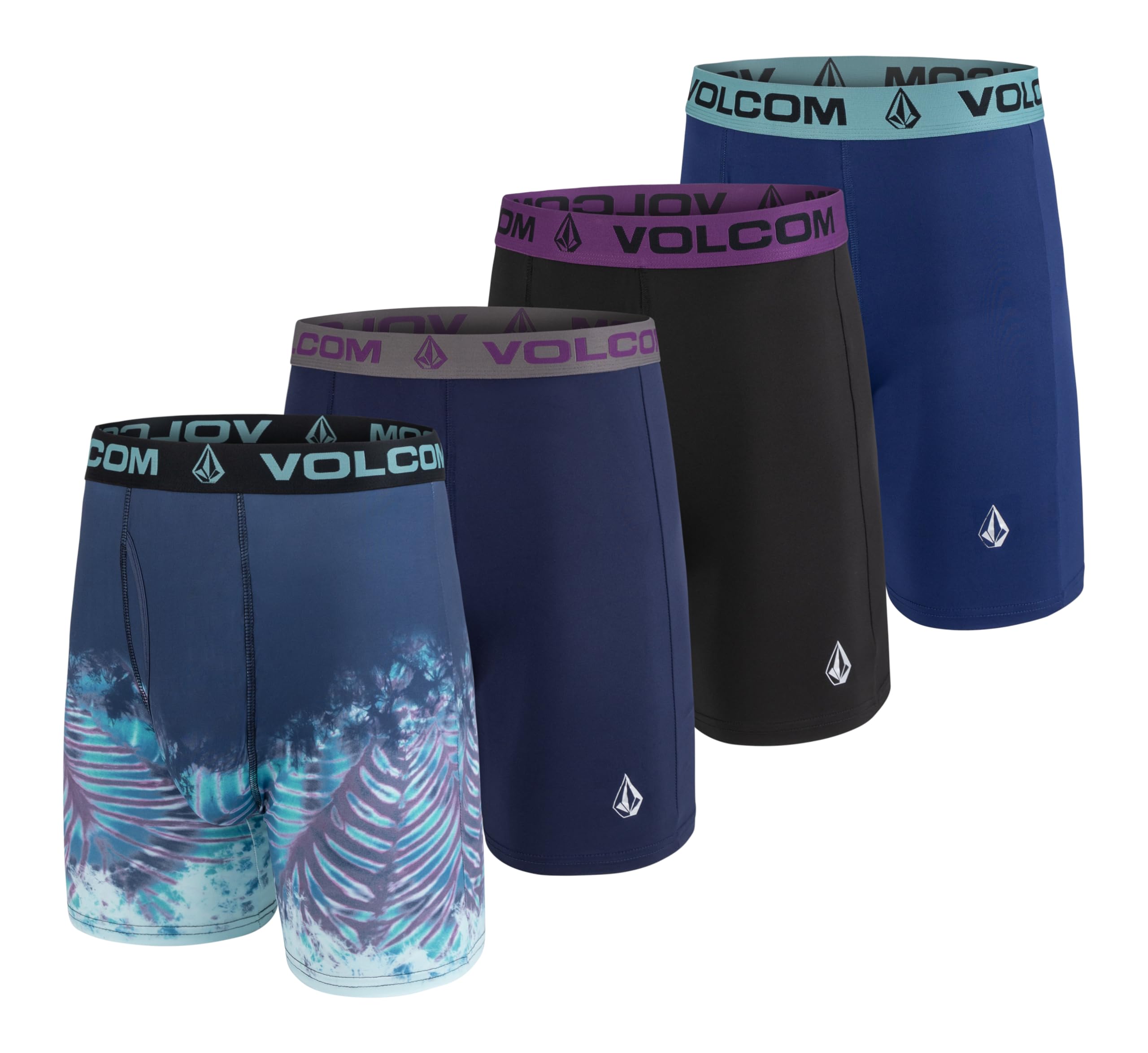 Volcom Mens Boxer Briefs Poly Spandex Performance Boxer Briefs Underwear