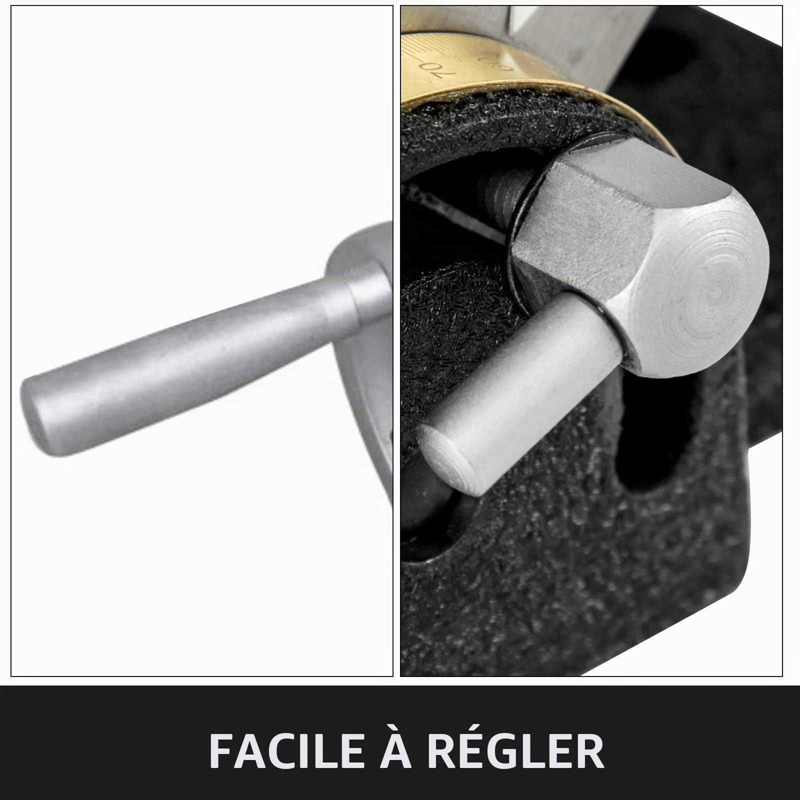 BestEquip Table Verticale Horizontale Table De Travail 4"4-Slot Avec une clé libre et un jeu de vis Pour Le Forage De Fraisage Argent