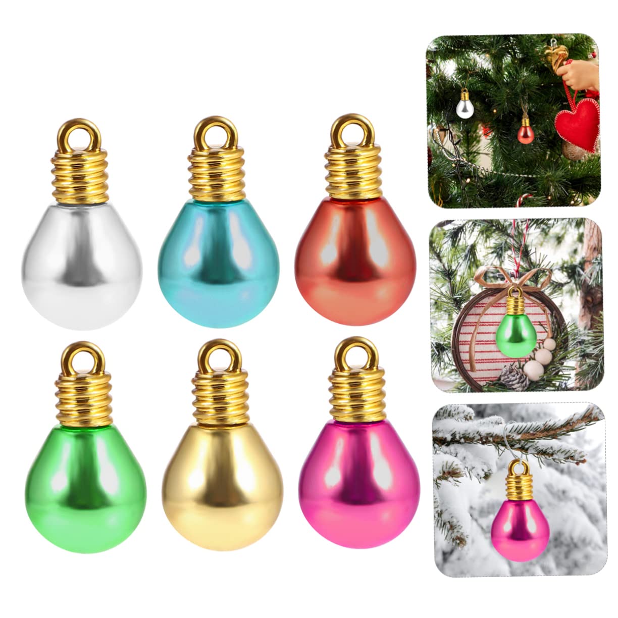 100piezas Decoración De Bombillas Redondas Diy Accesorios Creativos De Cuentas De Bricolaje Cuentas De Plástico Para Hacer Joyas Material Hecho Mano Suministros Para Manualidades d