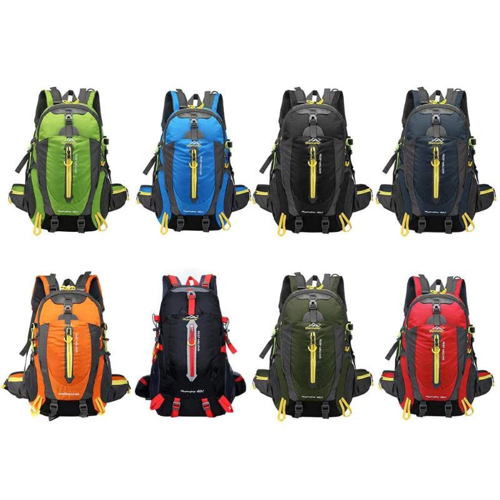 40L Borsa da arrampicata impermeabile Zaino da viaggio Borsa da bicicletta per bici Campeggio Escursione Zaino per laptop Zaino da esterno per uomo Donna Borse sportive