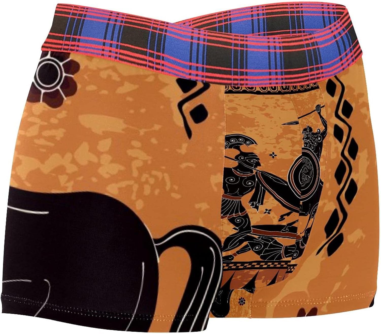 LORVIES Ancient Greek Painting Mens Boxer Briefs Underwear Breathable