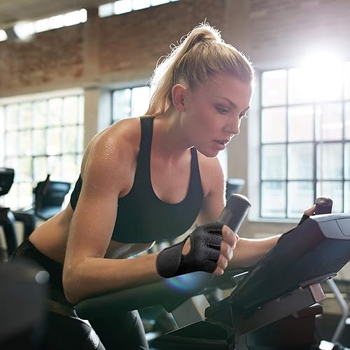 Miniatura 7 de Geyoga 3 pares de guantes de entrenamiento para mujer, guantes de ejercicio para levantamiento de pesas, fitness, gimnasio, transpirables, para