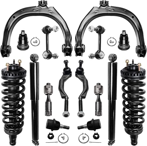 Miniatura 168 de Detroit Axle - Kit de puntales delanteros de 6 piezas para Chevrolet Aveo Aveo5 Pontiac G3 Wave, barra estabilizadora, varillas de acoplamiento