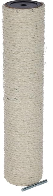 Foto 2 de 2 de Kerbl Pet Poste de Repuesto, Tronco de Repuesto para rascador de Gatos, Poste de sisal, 40cm, ø 9cm, Beige