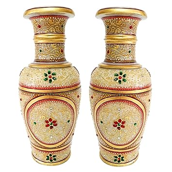 Handicraft Kingdom Marble Flower Pots For Home D