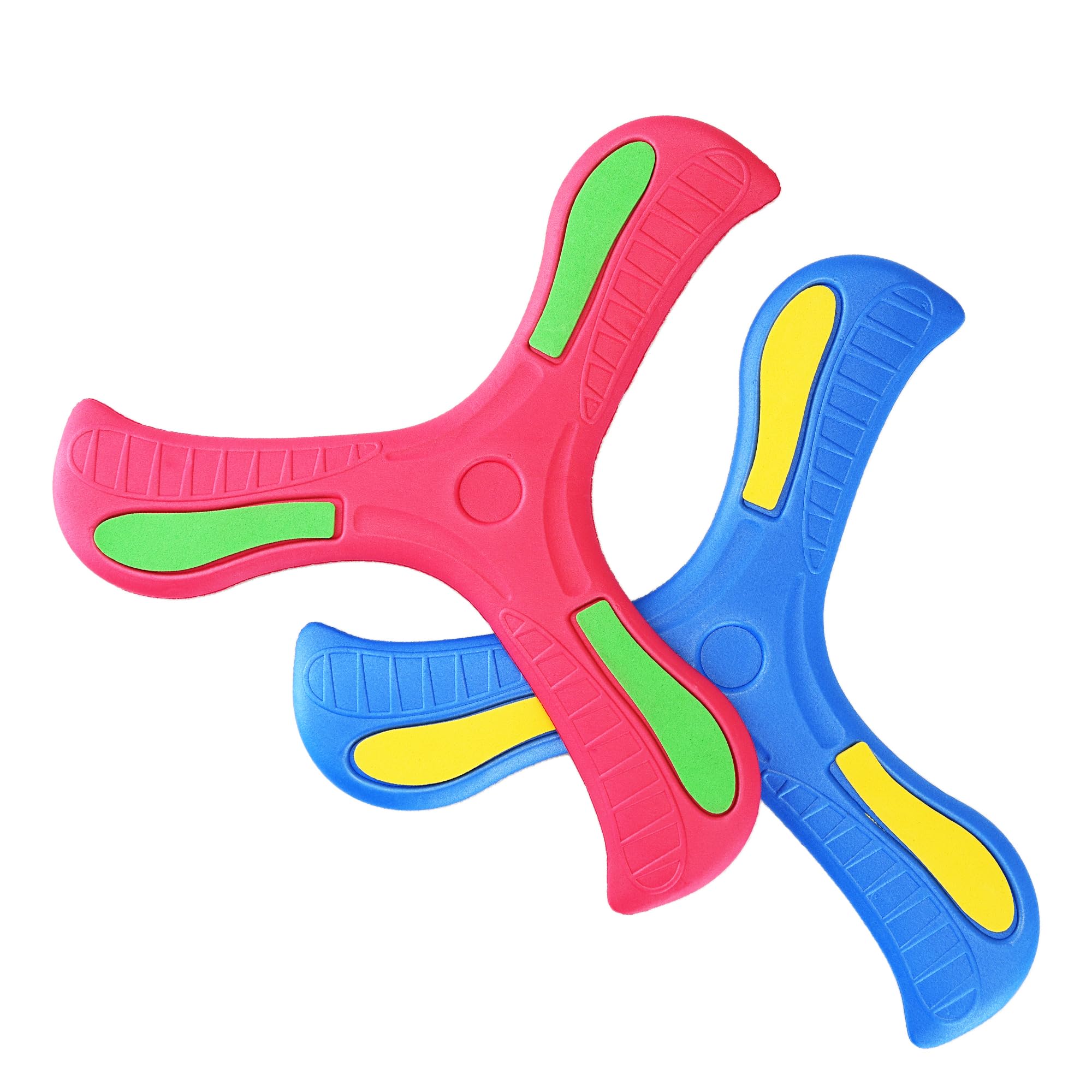Rizaso. Boomerang Children's Throwing Game Boomerang Three Wings with Exciting Information, 2 Pieces