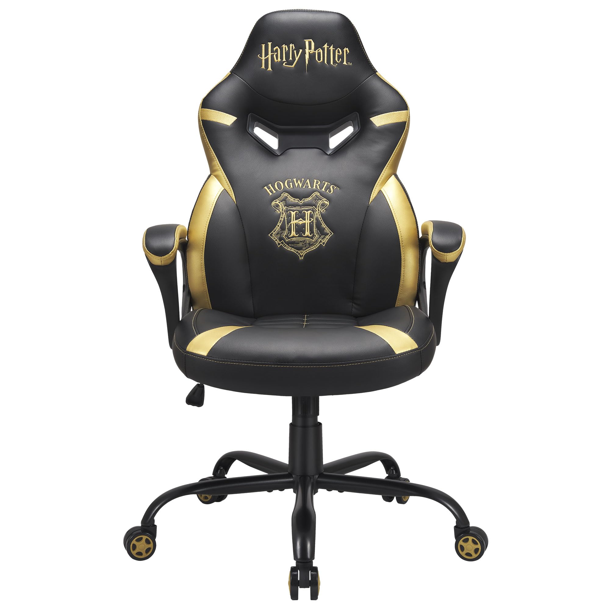 Subsonic Harry Potter - Junior gamer chair - Gaming office chair Black and gold - Official License
