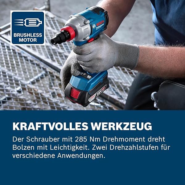 Bosch Professional 18V System Akku-Drehschlagschrauber GDX 18V-285 - 3