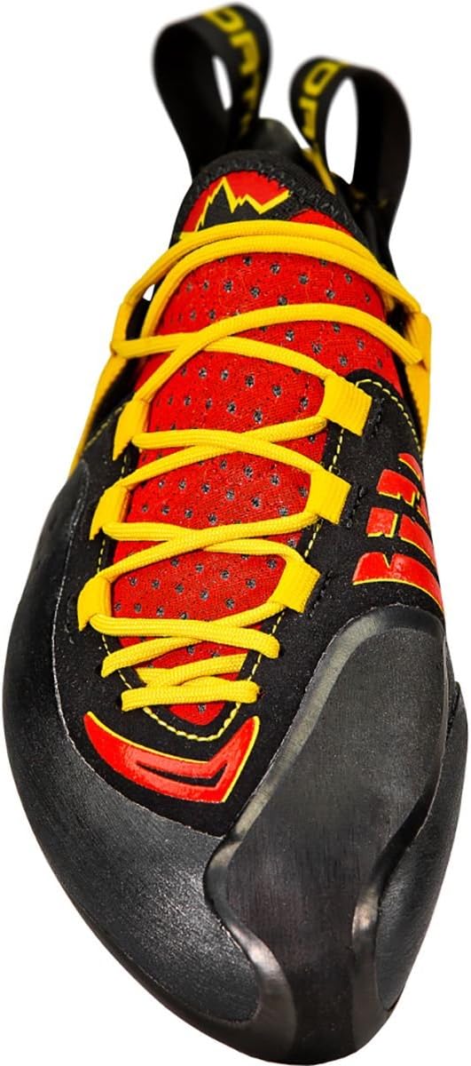 La Sportiva Genius – Feet of Cat for Man, Red/Yellow, 37 EU