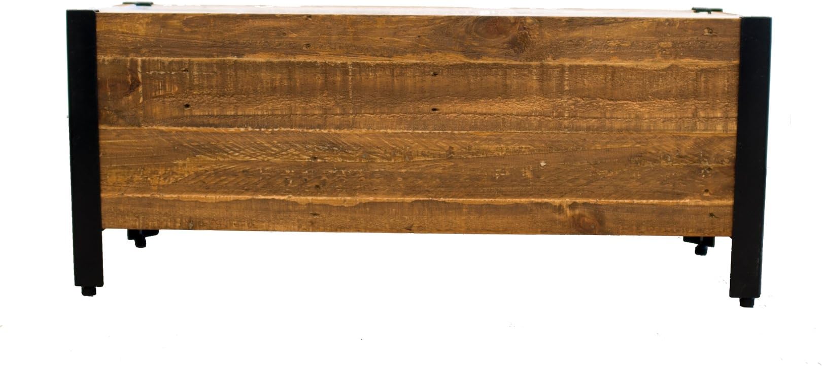 Urban Garden Low-Profile Planter, FSC Recycled Wood, Rectangular, 37IN x 12.6IN, Natural Brown