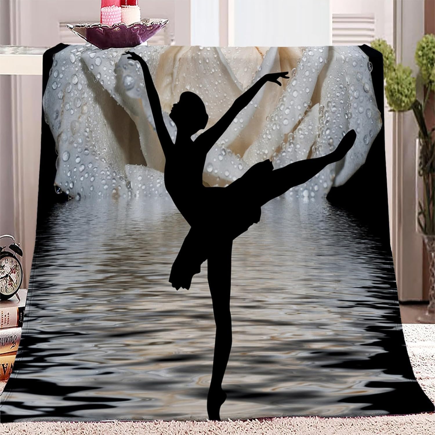 Buohwiwe Plaid Coperta Pile Balletto Plaid Pile Danza 3D Coperte Flanella Ragazza 130x150 cm Singolo per Letto e Divano Blanket Peluche Morbida e Calda 6211y Buohwiwe Plaid Coperta Pile Balletto Plaid Pile Danza 3D Coperte Flanella Ragazza 130x150 cm Singolo per Letto e Divano Blanket Peluche Morbida e Calda 6211y