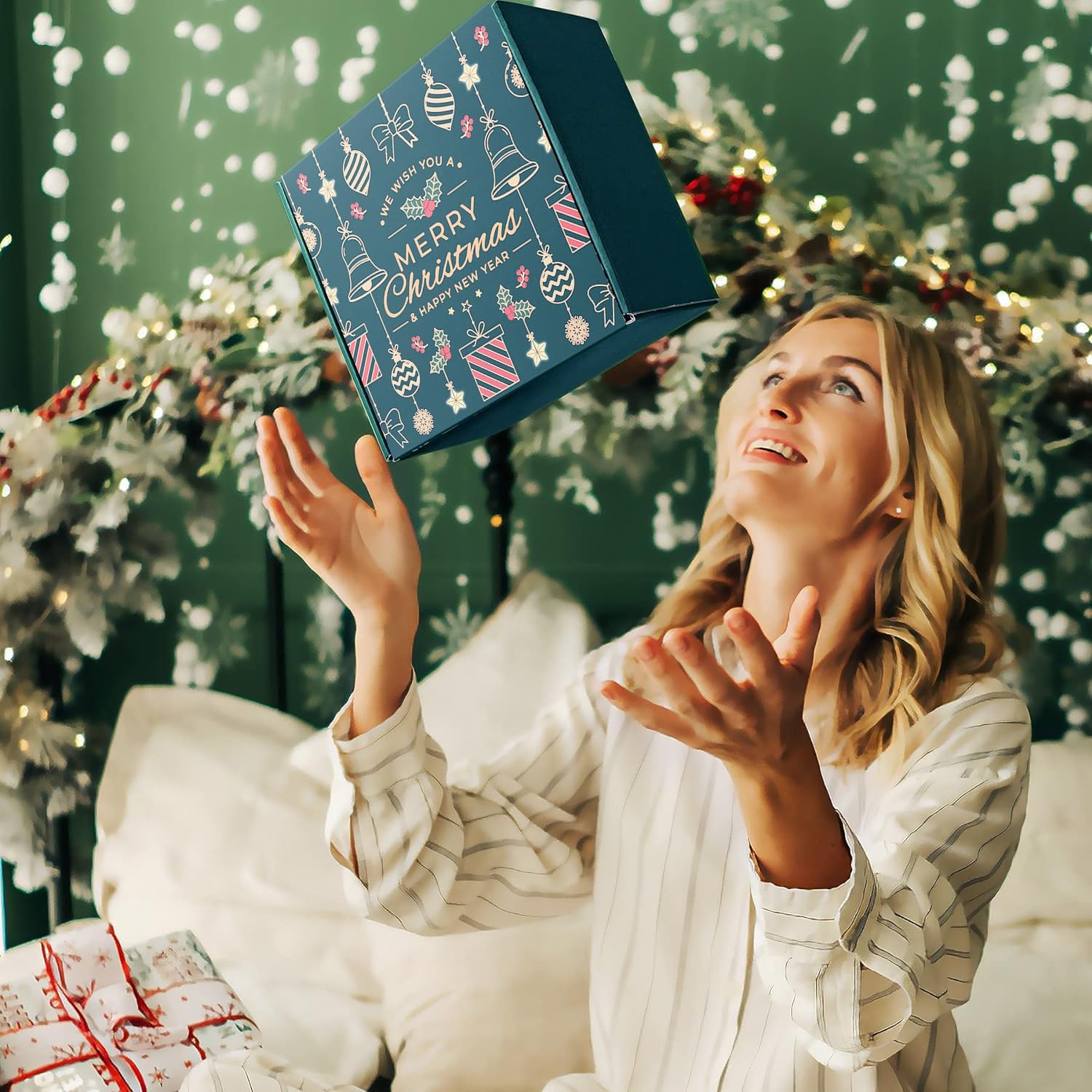 Christmas Gifts for Women 2025 – Unique Christmas Gift Baskets Sets for Women Secret Santa Gifts for Coworkers Teacher Sister Mom Wife Friend Xmas Gifts Baskets Holiday Tumbler White Elephant Present - Image 7