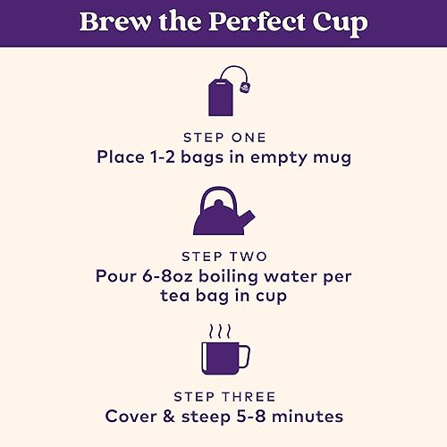 Miniatura 85 de Té indio orgánico Tulsi, té de hierbas - 18 bolsas de infusión - Paquete de 3