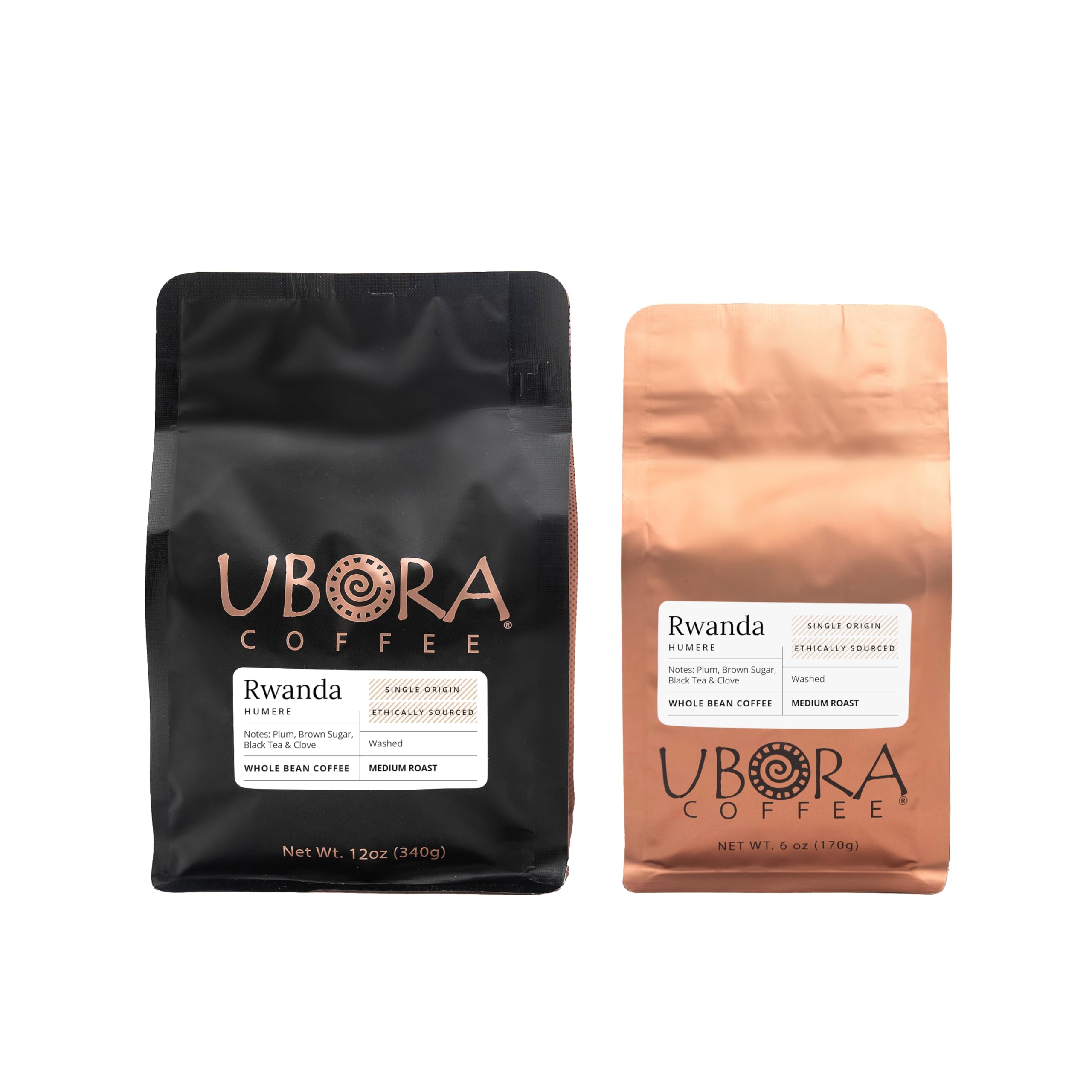 Ubora Coffee - Rwanda Humere | Single Origin - Whole Bean 12 oz | Ethically Sourced