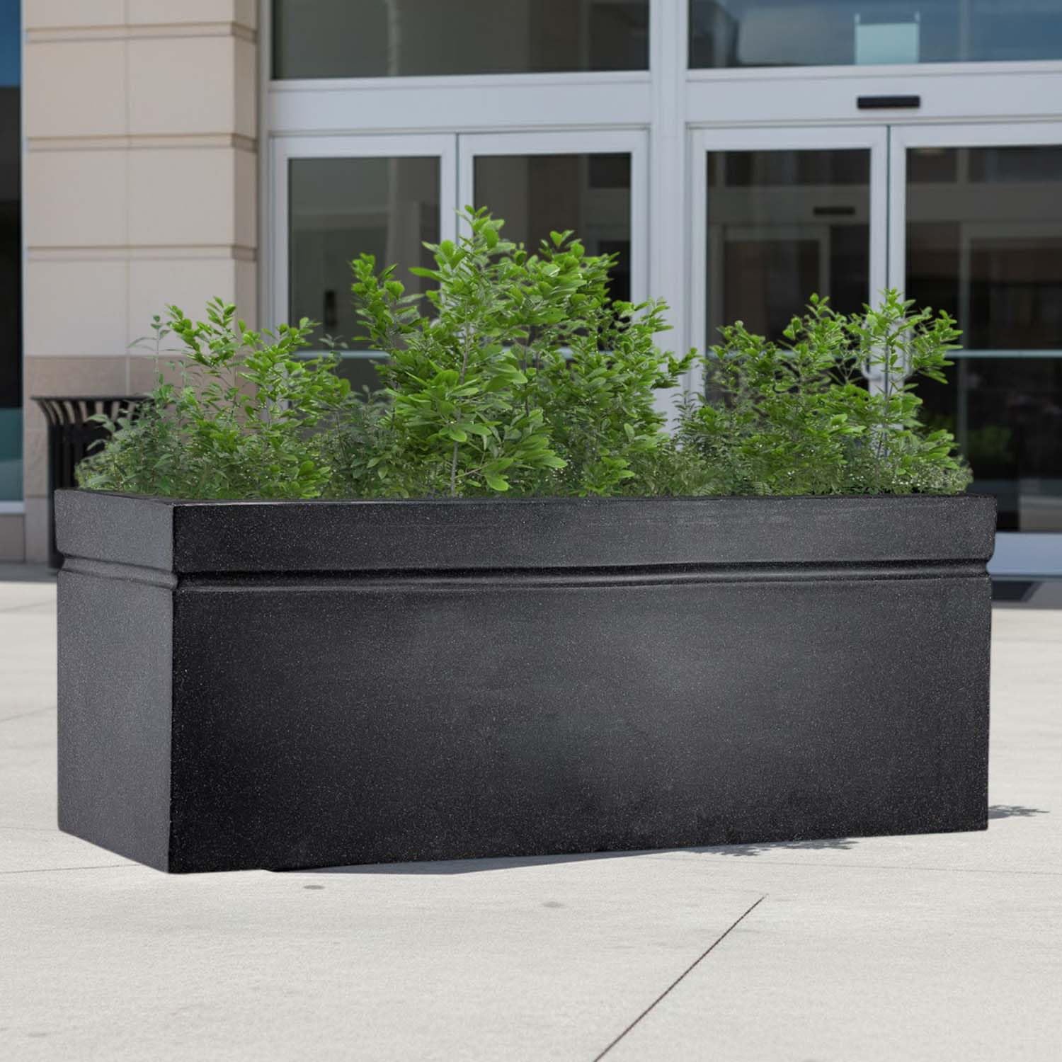 Go Hooked Rectangular Planter - Modern Stone Design -15