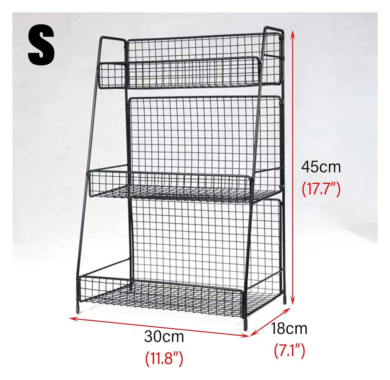 Stojak do przechowywania, siatkowy dozownik papieru do pakowania, stojak ekspozycyjny do stołu do pokoju rzemieślniczego, rozmiar: 30 x 18 x 45 cm