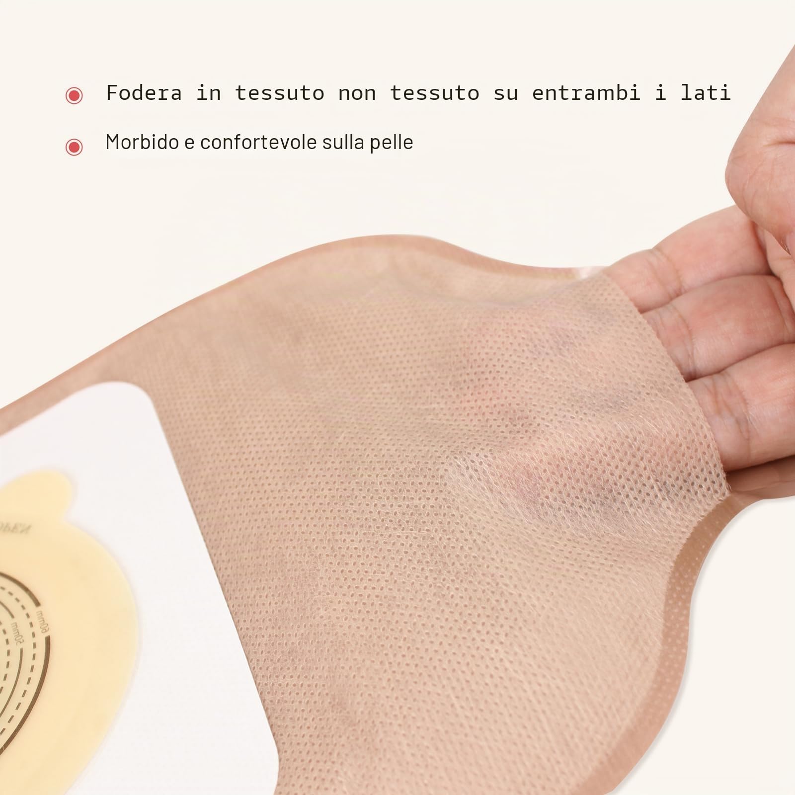 30 pz sacchetti di colostomia sacchetti di drenaggio a due pezzi sacchetto di ostomia per ileostomia e cura della stoma, (20 x sacchetti + 10 x barriere 60 mm max)