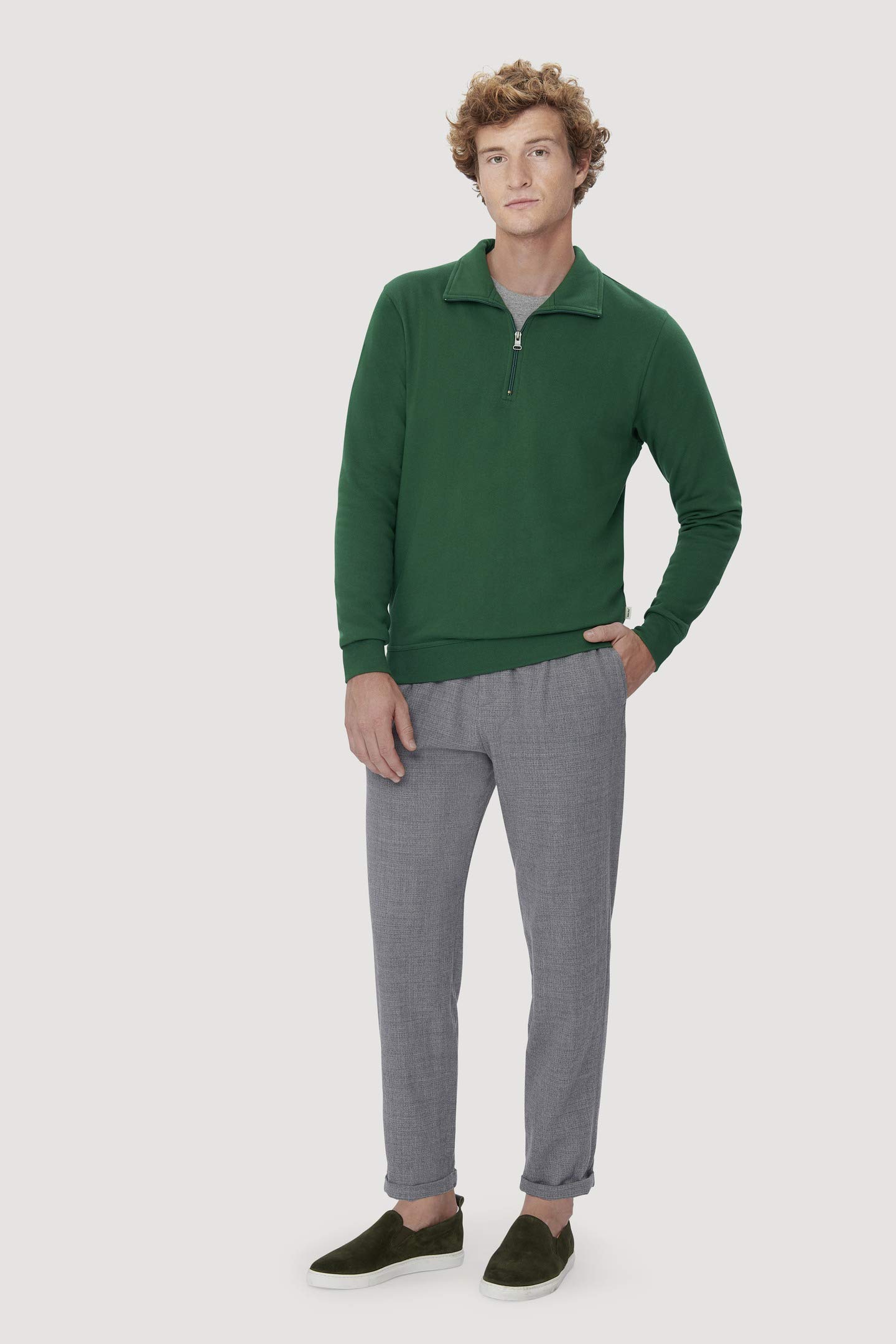 HAKRO 451 72 Zip-Sweat-Shirt Premium