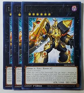 x3 Inzektor Exa-Beetle GRCR-EN048 - Rare - New -NM/M