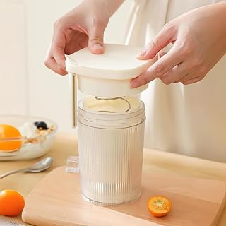 Yogurt Strainer Cheese Maker Greek Yogurt Filter Press Container - 6.4"L x 4.3"W