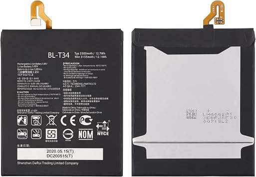 BL-T34 Replacement Battery Compatible with LG V30 H930 H932 LS998 H933 H931 with Toolkit