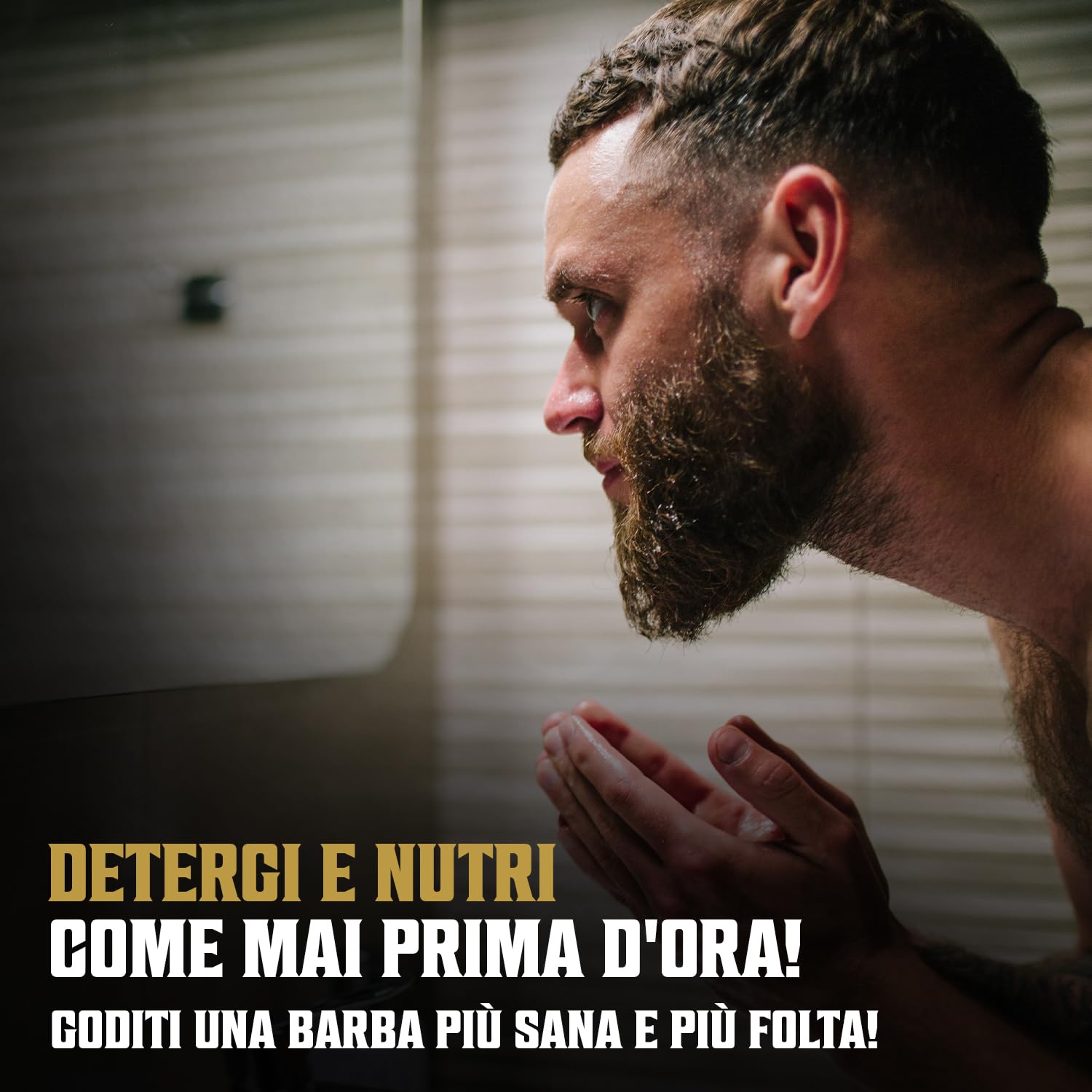 Viking Revolution - Shampoo Barba Uomo - Include Balsamo con Oli di Argan e Jojoba - Ammorbidisce, Lenisce e Rinforza la Barba - Tabacco Dolce - 2 x 500 ml