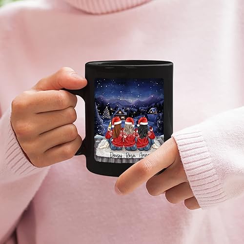 Vista 51 de Taza personalizada de mejores amigas para mujer, taza personalizada para mejor amiga, mejor amiga, mejores amigas, hermanas del alma, taza Taza de 3