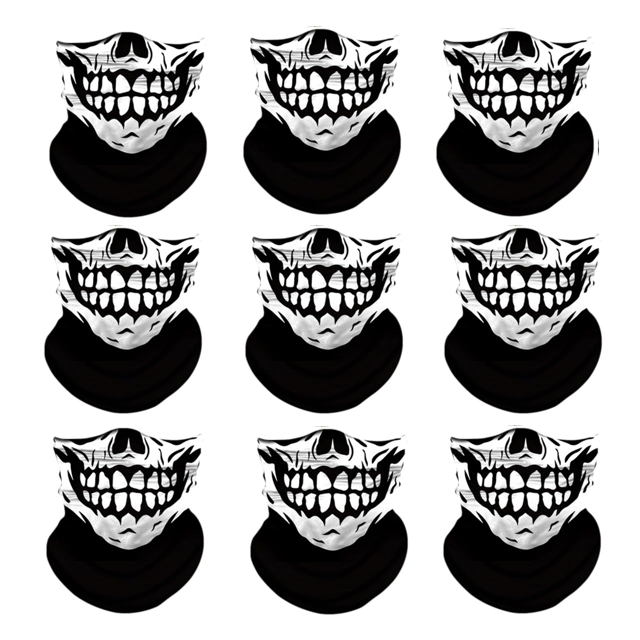 ACBungji Seamless Face Scarf Head Wraps headwear Bandana Headband Balaclava Neck Gaiter Multifunction