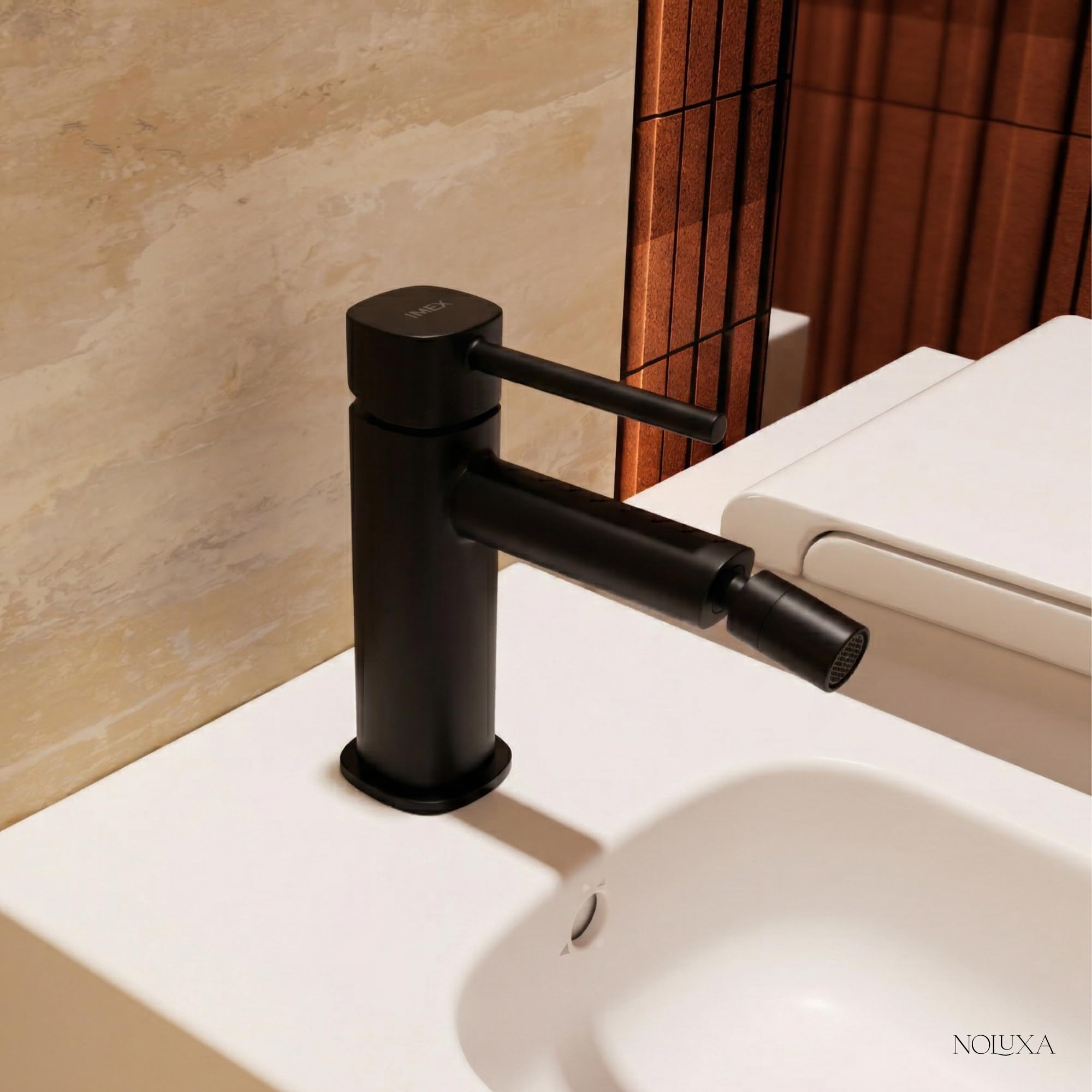 IMEX bateria bidetowa z mieszaczem ciepłej i zimnej wody, bateria bidetowa, bateria bidetowa z mieszaczem ciepłej i zimnej wody, bateria bidetowa, bateria bidetowa, łatwa instalacja, seria toskańska